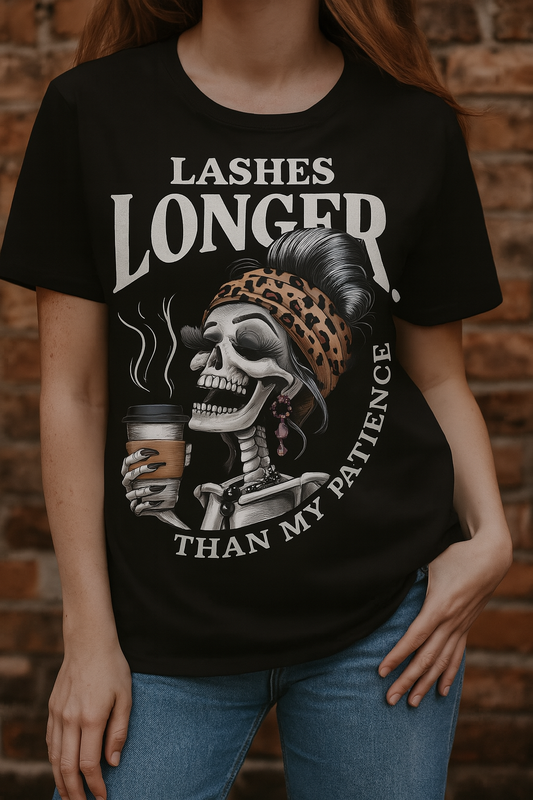 Long lashes, no patience