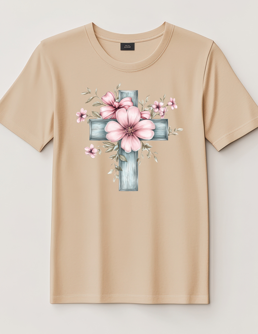 Floral cross